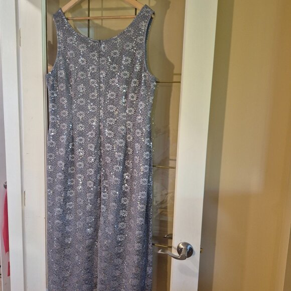 Alex Evenings Sleeveless Sequinced Dress - Picture 2 of 7